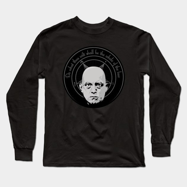 Aleister Crowley Long Sleeve T-Shirt by SFPater